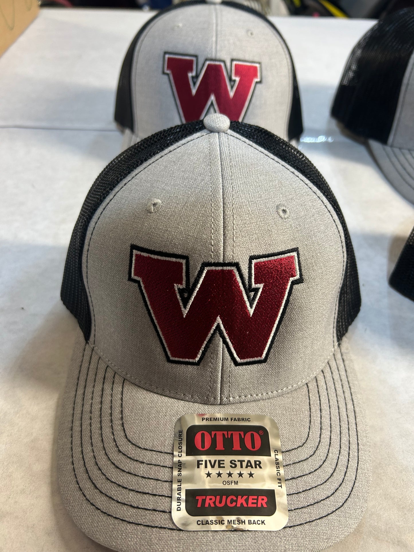 Trucker Hats with Embroidered Design
