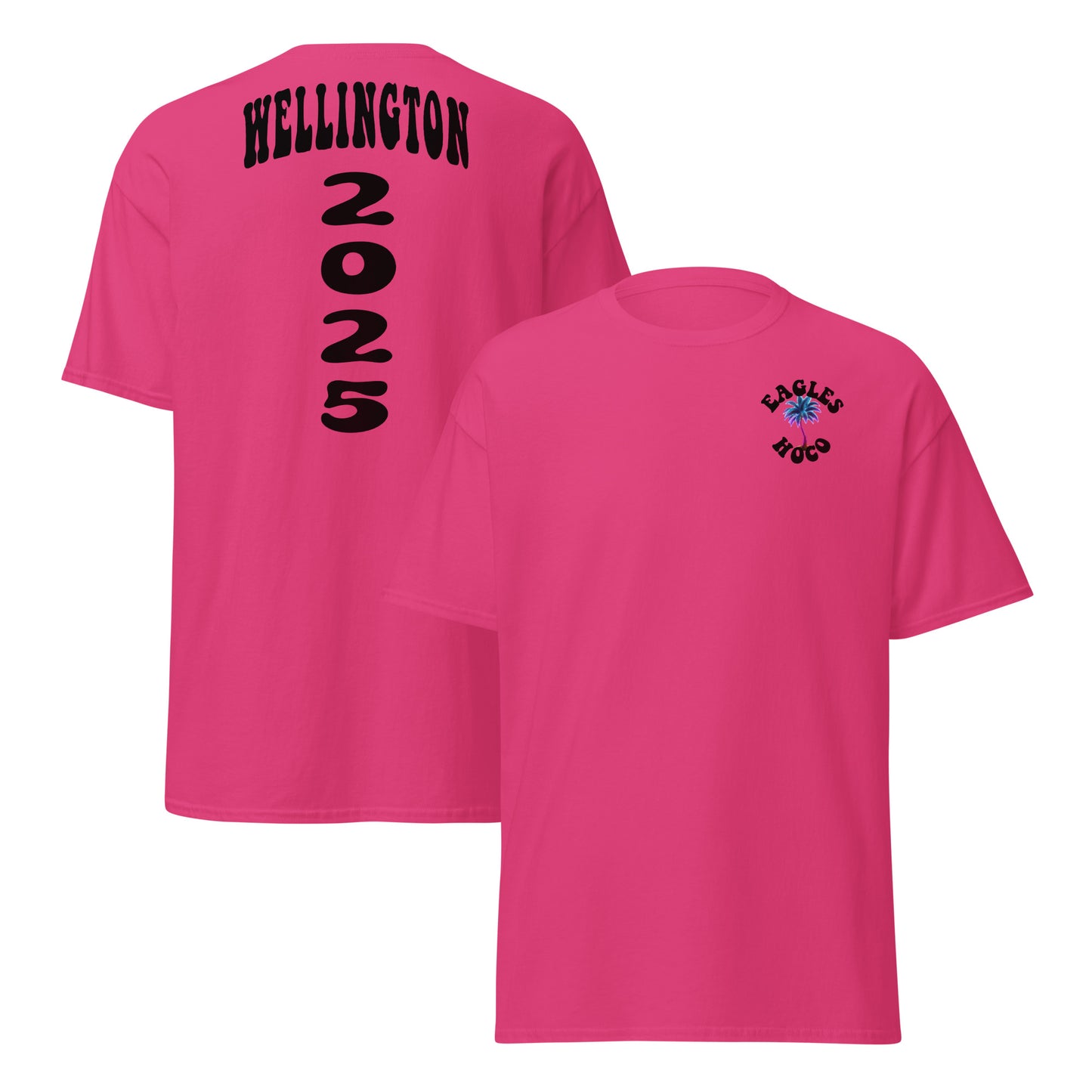 Pink Short Sleeve Gildan 8000