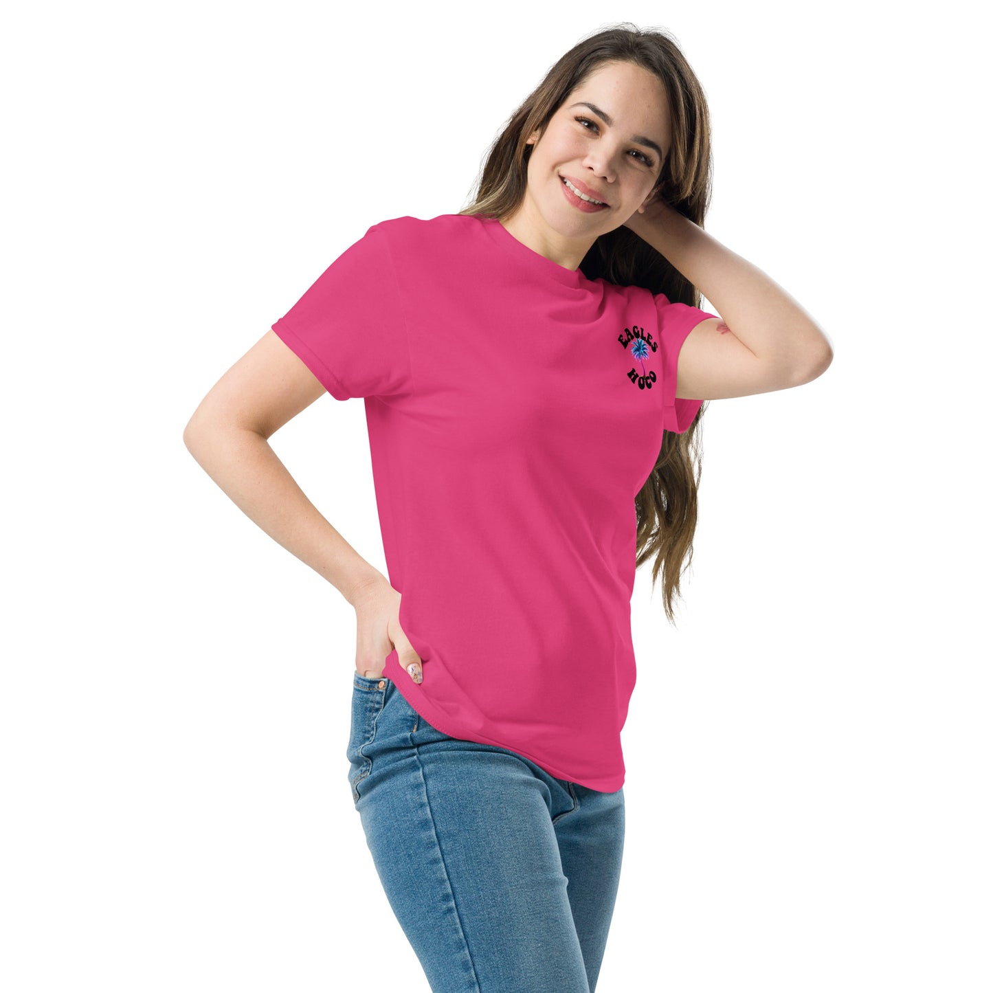 Pink Short Sleeve Gildan 8000