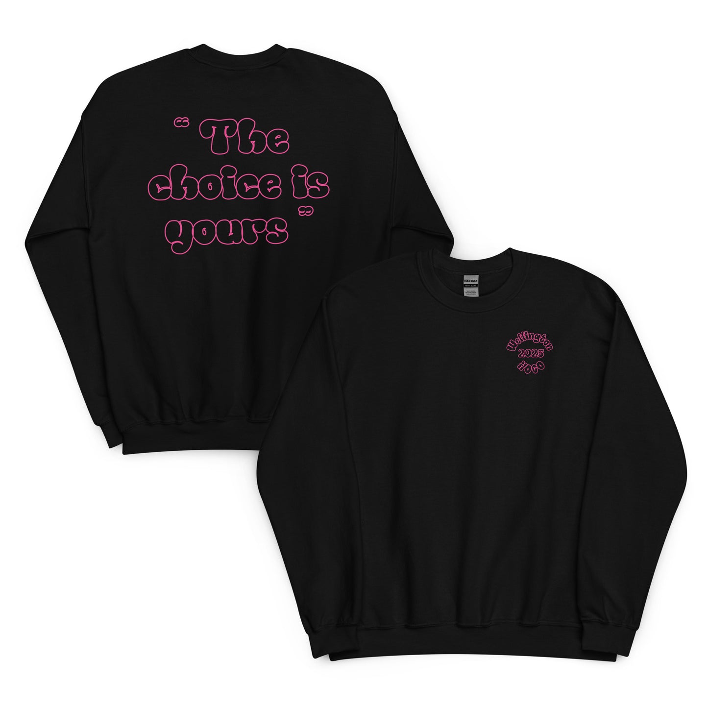 Black Sweatshirt Gildan 18000