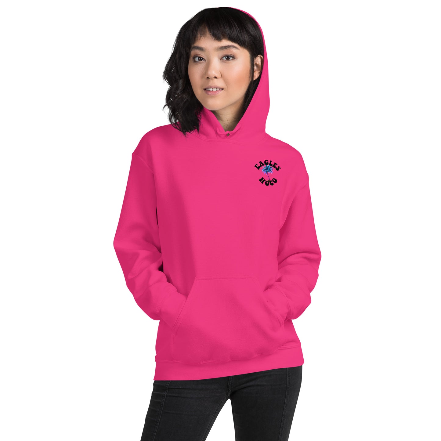 Pink Hoodie Gildan 18500