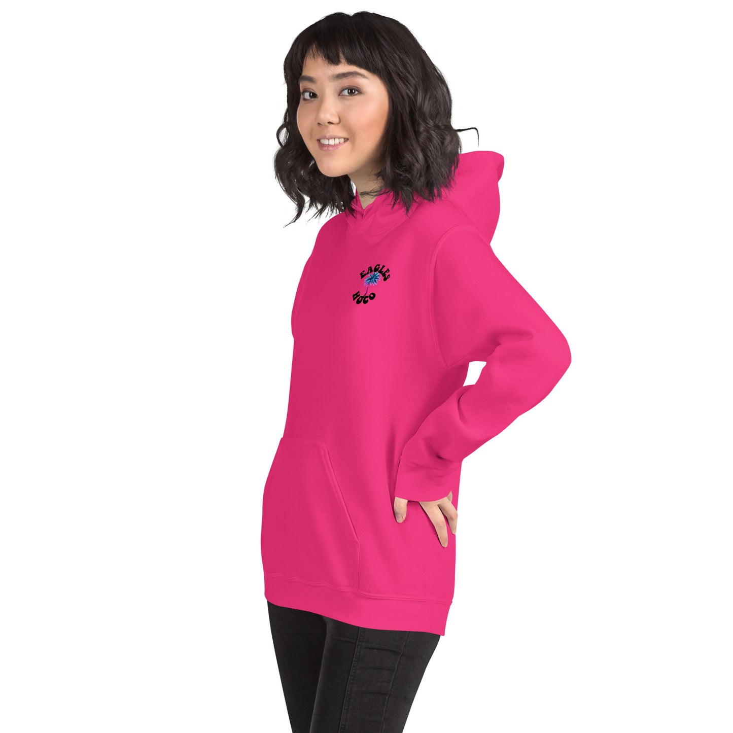 Pink Hoodie Gildan 18500