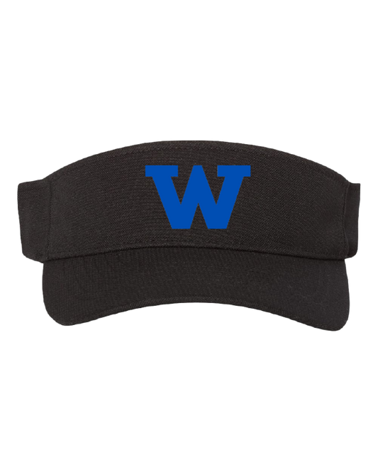 Black Visor with 3D W Logo