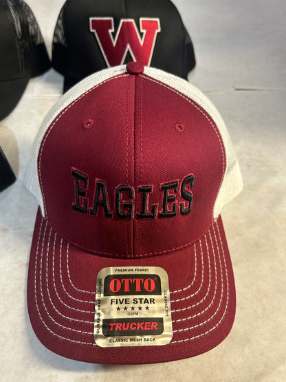 Trucker Hats with Embroidered Design