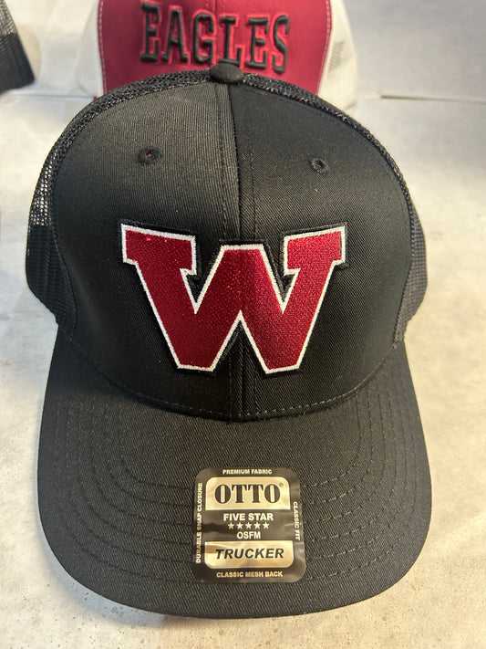 Trucker Hats with Embroidered Design